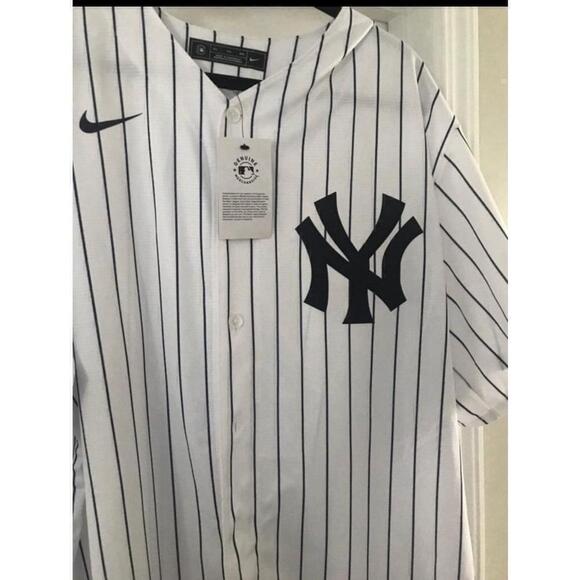 MLB New York Yankees‎ (Blank) Men's Replica Baseball Jersey & Snapback Hat - Picture 3 of 9